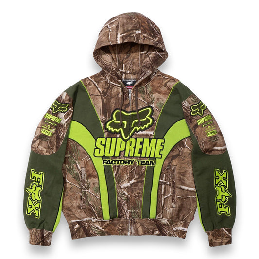 Supreme Fox Racing Zip Hoodie Real Tree (Small)