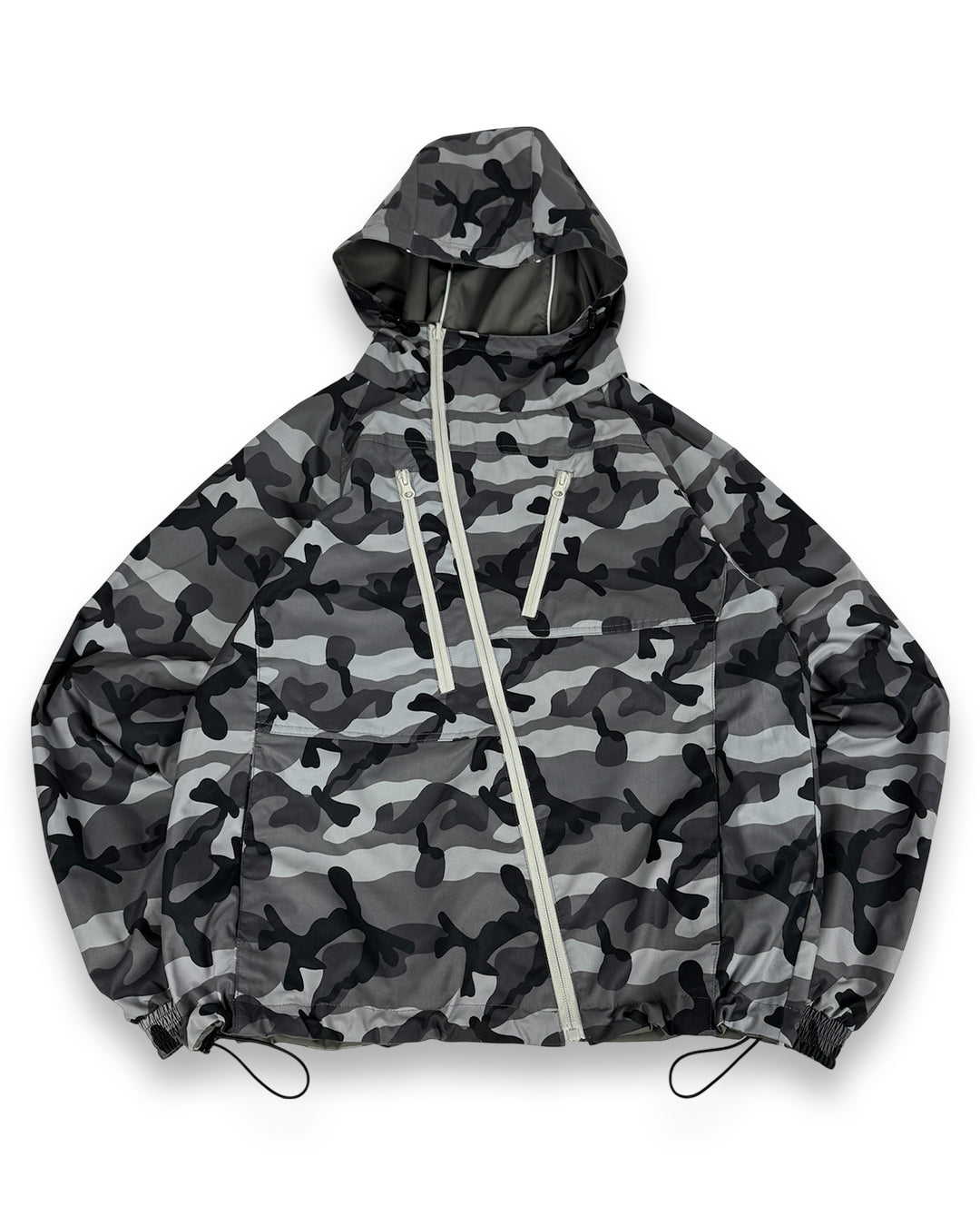 Jacket Double-Faced Grey / Camo Grey (Small)
