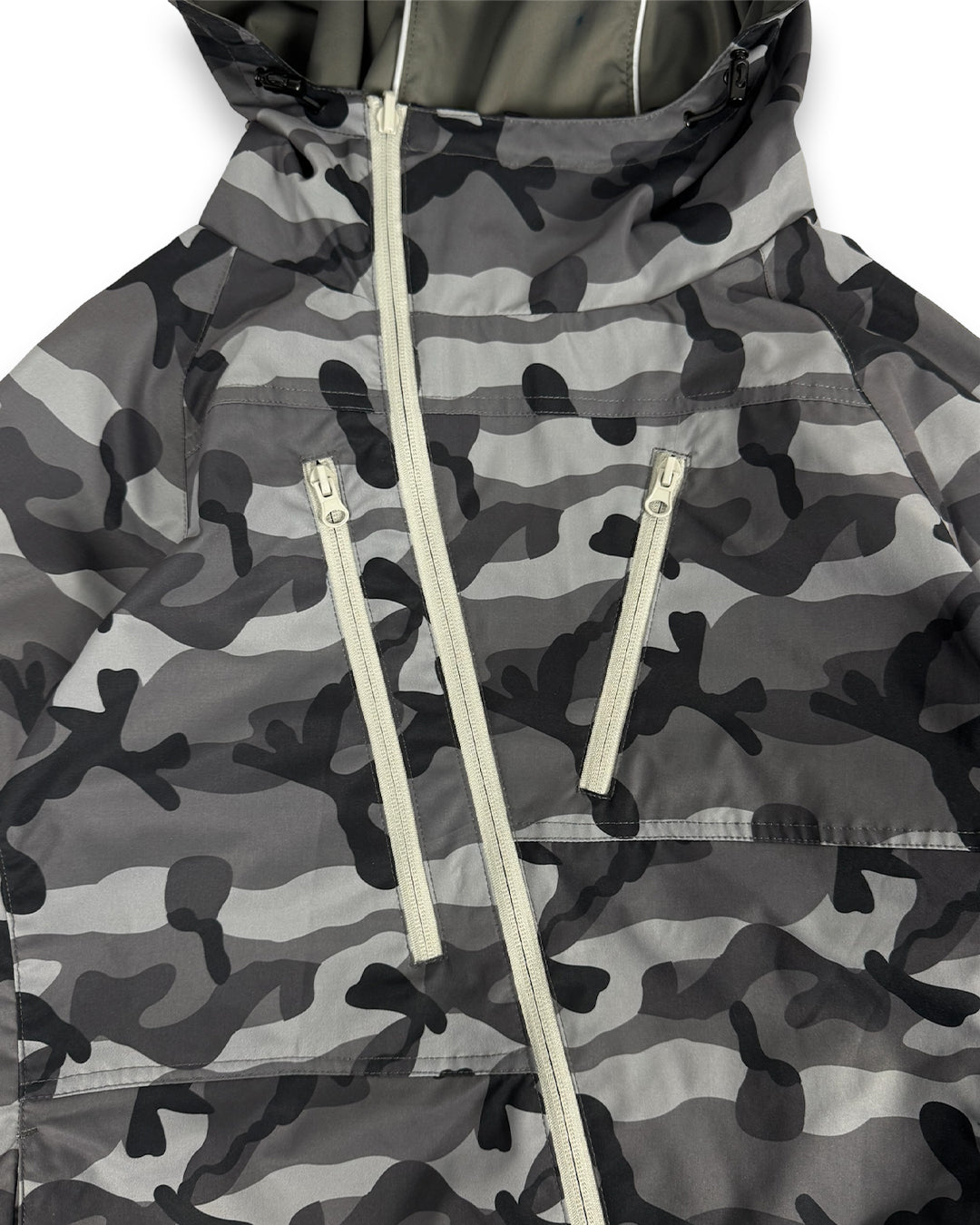 Jacket Double-Faced Grey / Camo Grey (Small)