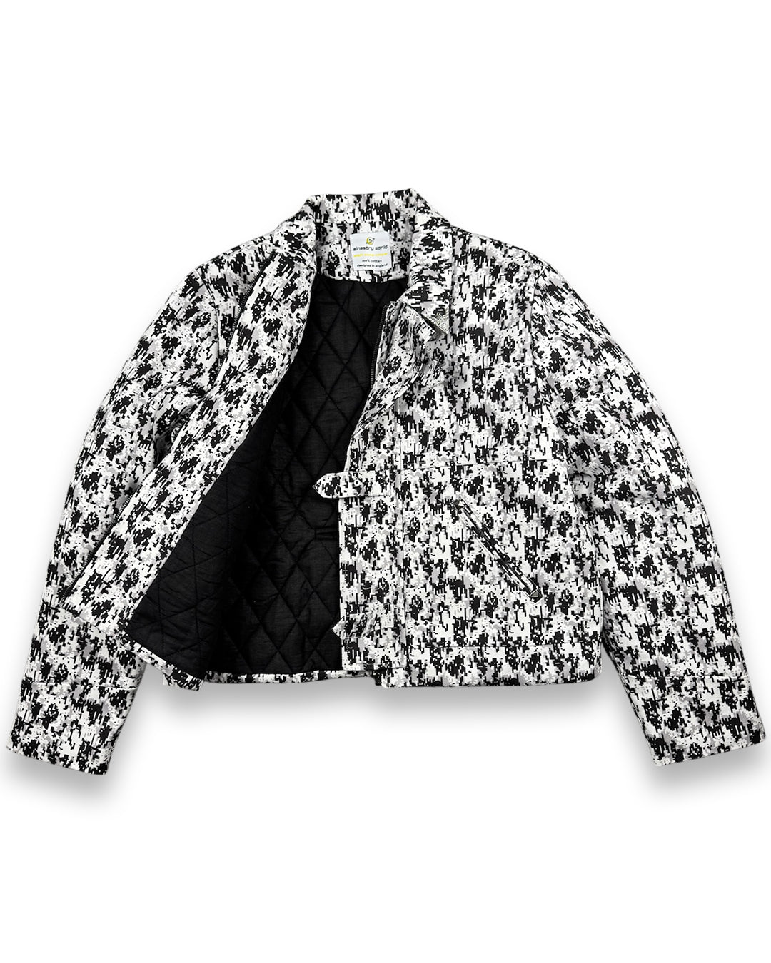 Frosty Camo Denim Jacket Boxy Crop fit  (Medium)