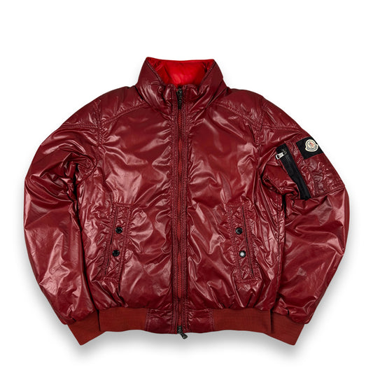 Moncler Vintage Burgundy Down Jacket (Medium)