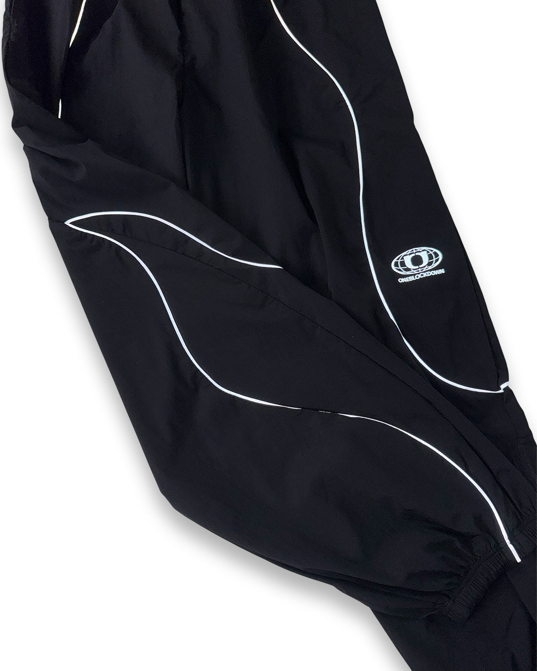 One Block Down Track Pant Reflective Black (MORE SIZES)