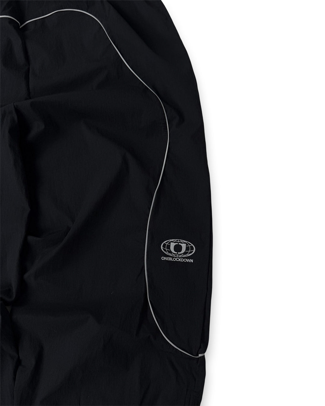One Block Down Track Pant Reflective Black (MORE SIZES)