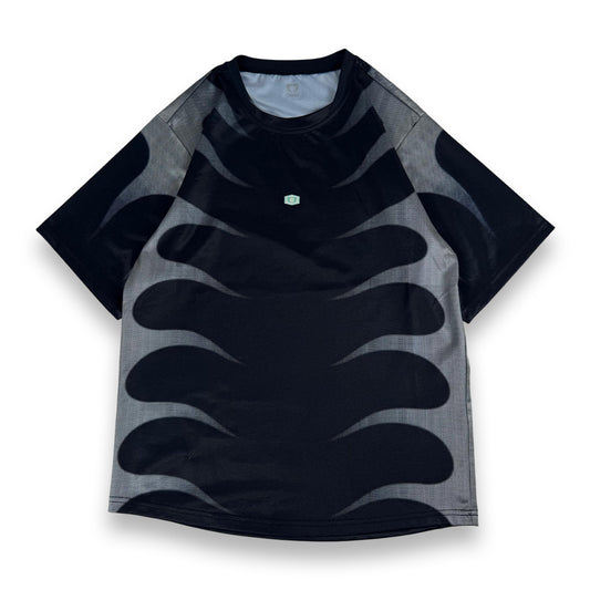 One Block Down T-Shirt Black & Silver (Small)