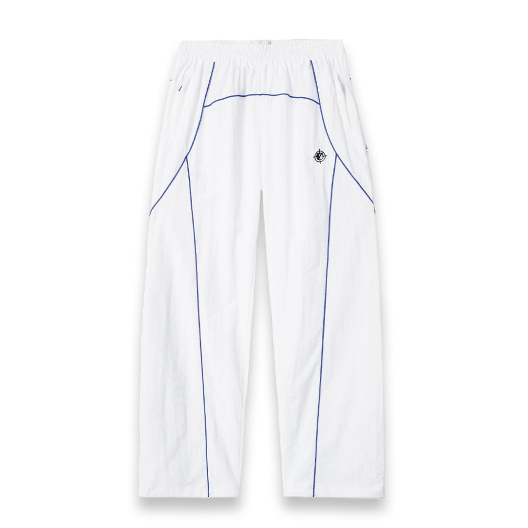 Vicinity Track Pants White and Blue (Medium)