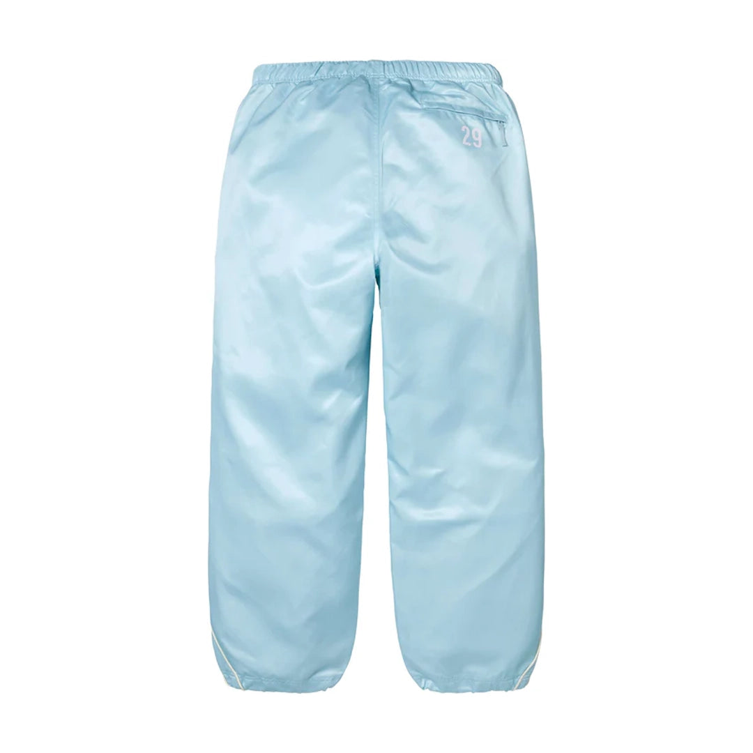 Supreme Satin Track Pants Light Blue (Medium)